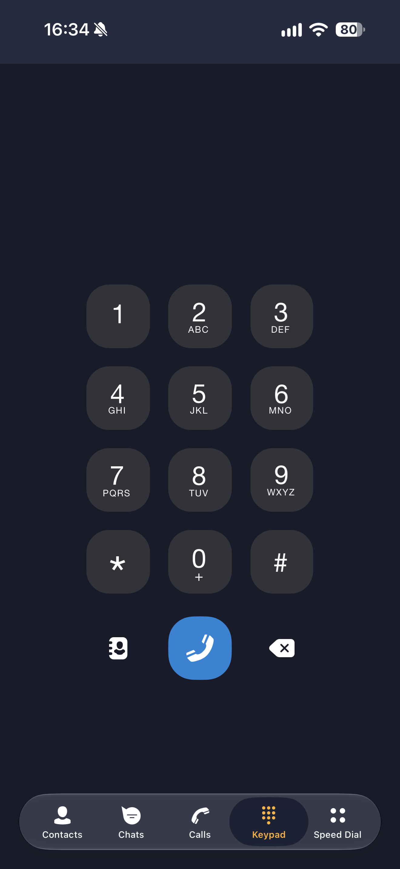 Penguin Softphone keypad